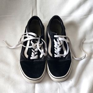 Vans black sneakers